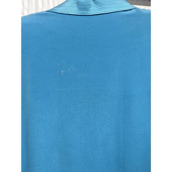 Misho Women's Robin Egg Blue Silk 2 Piece Set Jacket Skirt Suit Size 16 - Picture 8 of 10